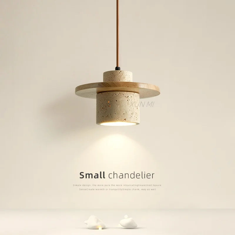Nordisk hule-sten lysekrone kreativ wabi-sabi stil