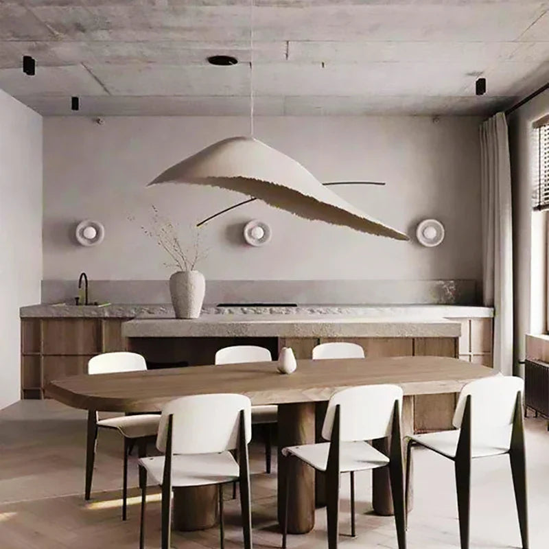 Nordisk Wabi Sabi LED-lysekrone til retro indretning