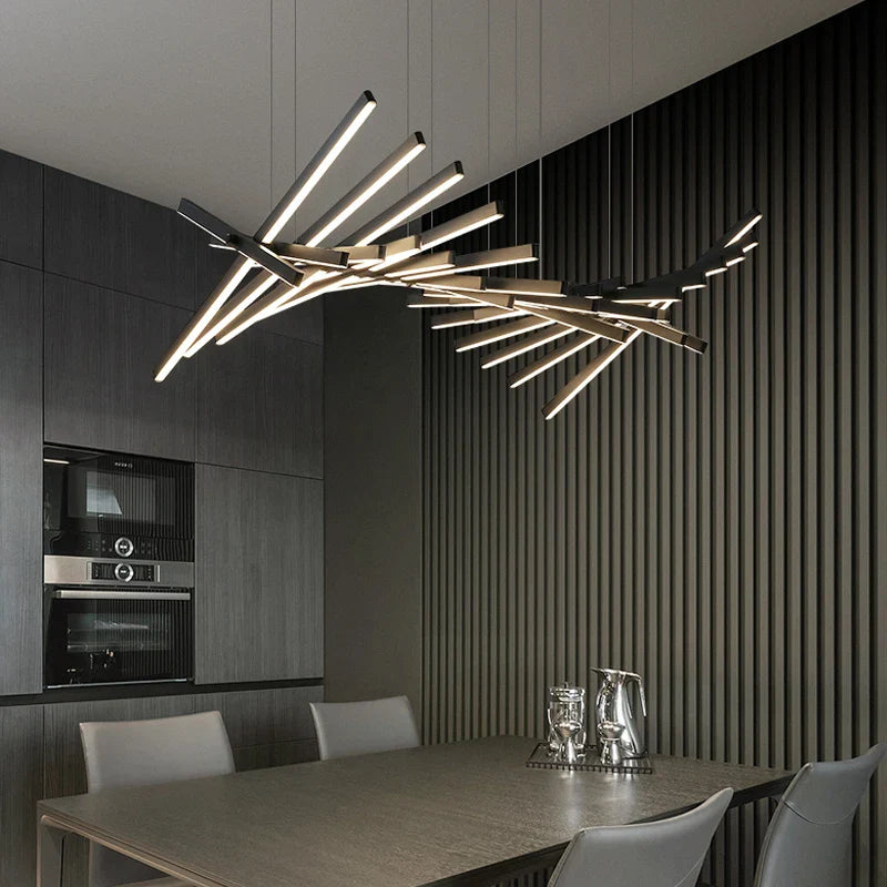 Elegant moderne LED-lysekrone
