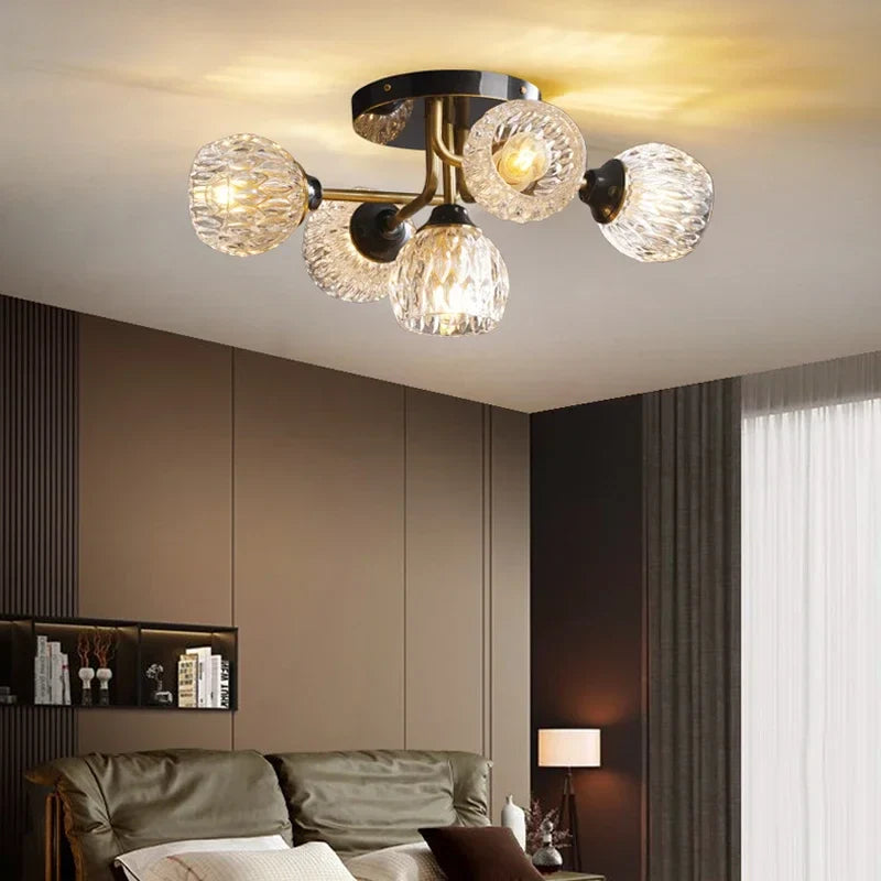 Designlysekrone, der oplyser moderne elegance