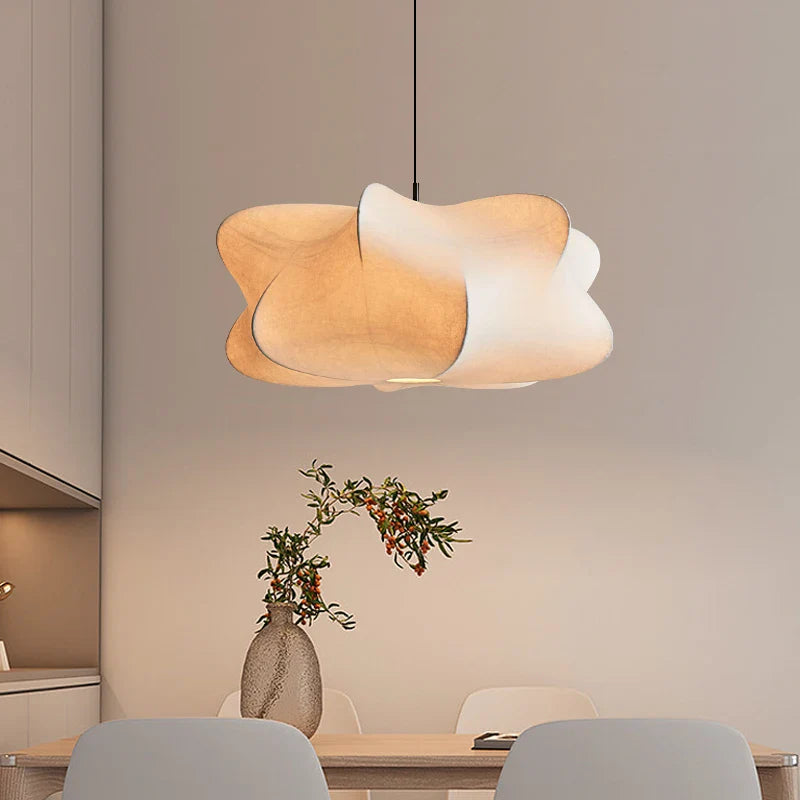 Wabi-sabi stue loft lampe butik Bar lounge pendellamper silke Japan hængende Lysekrone boligdekorationer Lysekrone