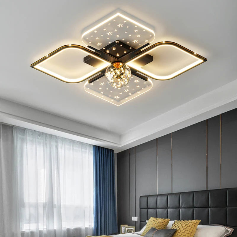 Elegant og moderne LED-lysekrone