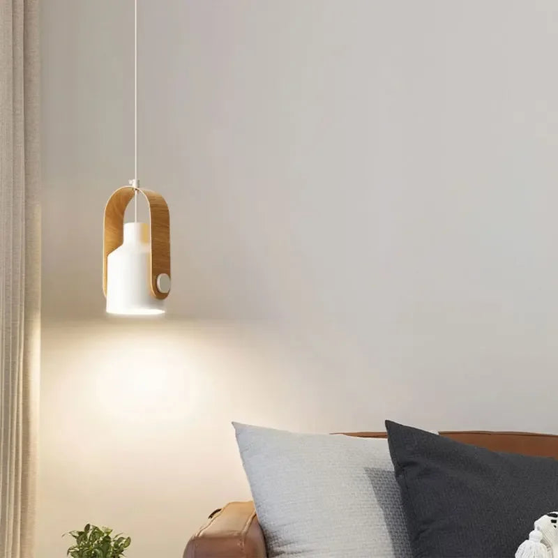 Lys Makron Skandinavisk Elegant Træ