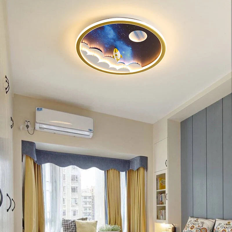 Elegant moderne LED-lysekrone til soveværelset
