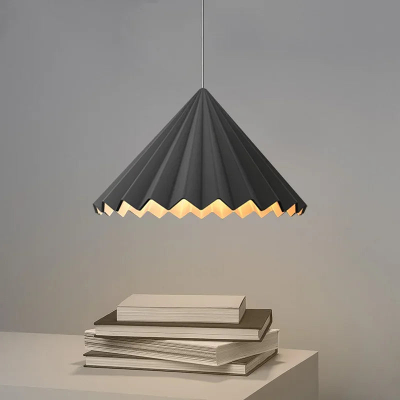Nordisk design paraply med LED-lys i resin