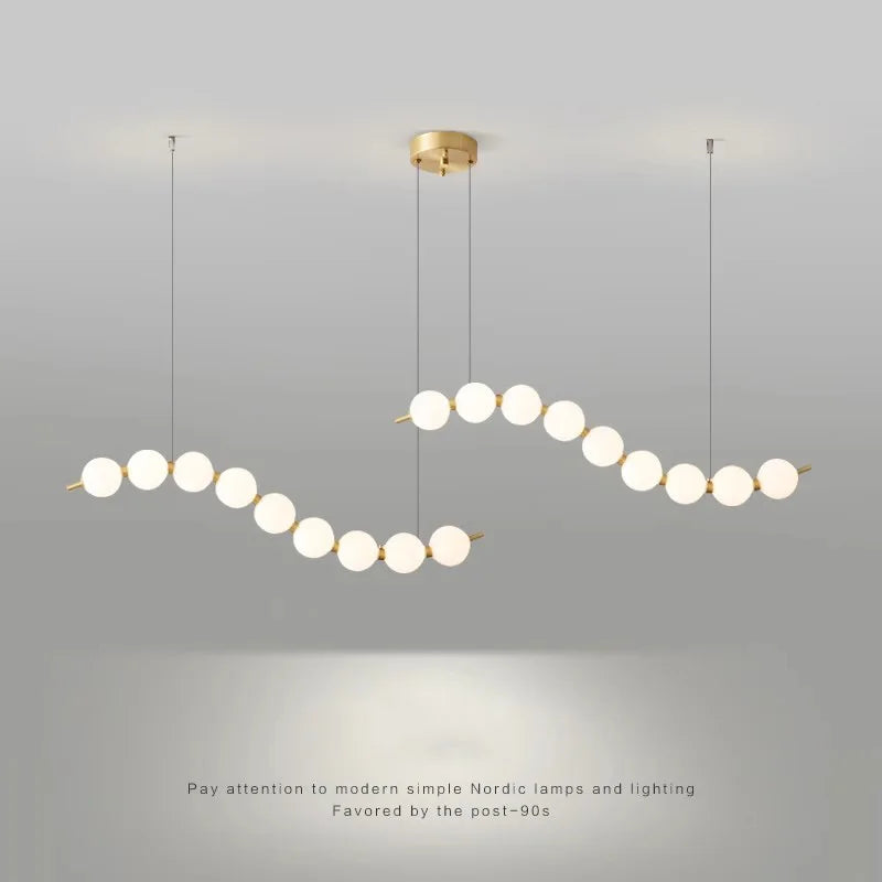 Elegant, moderne pendellampe