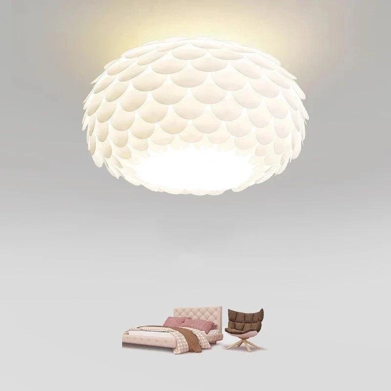 Nordisk minimalistisk PVC-lysekrone til møbeldekoration