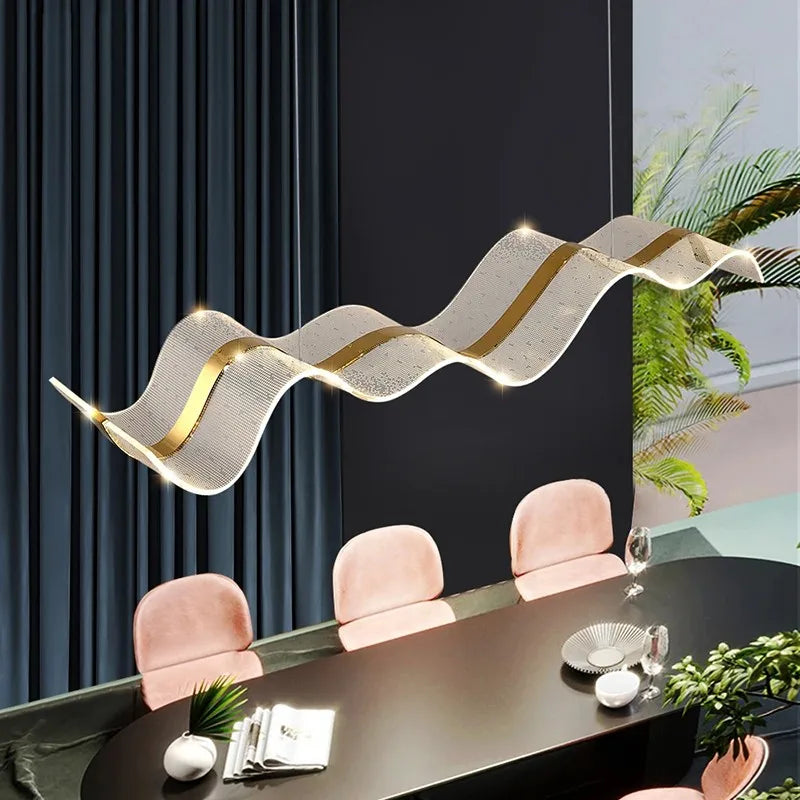 Elegant LED dæmpbar moderne lysekrone