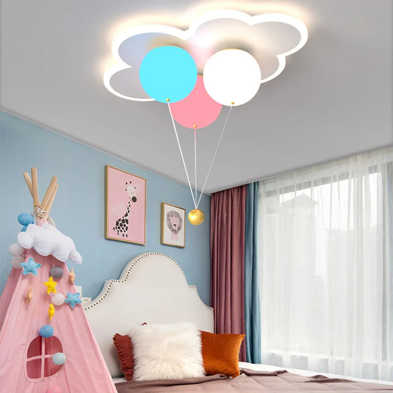 Kawaii lysekrone til børn i akryl med fjernbetjening