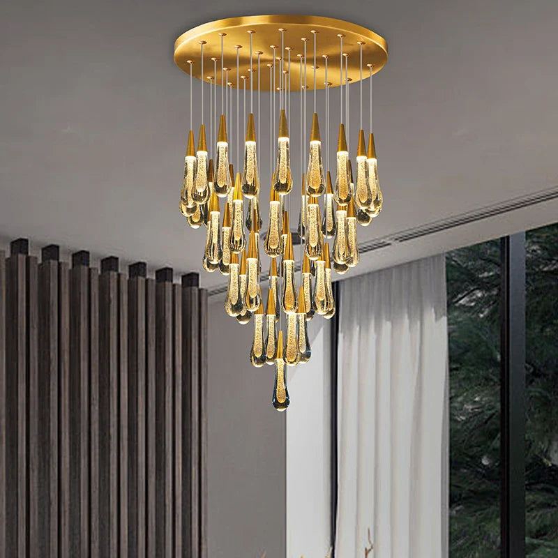 Moderne LED-lysekrone til elegant belysning