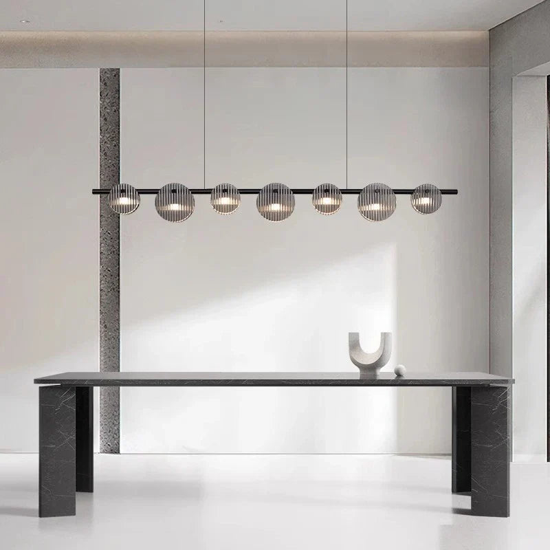 Elegant Moderne Jern Glas Pendel