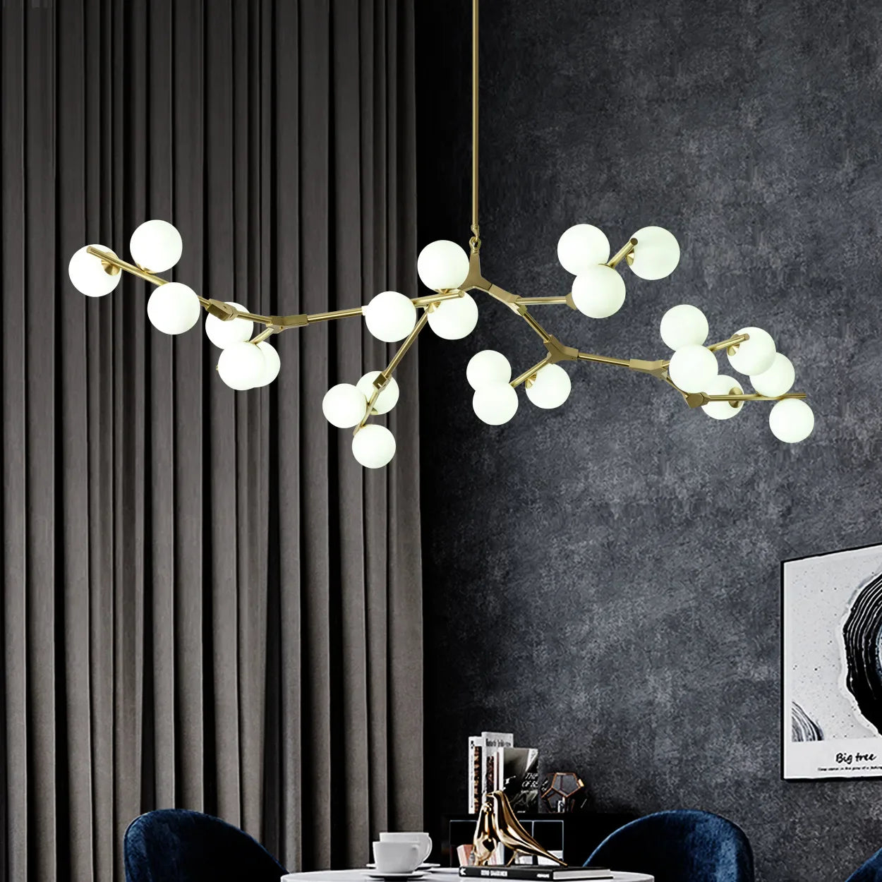 Moderne lysende designer-pendellampe