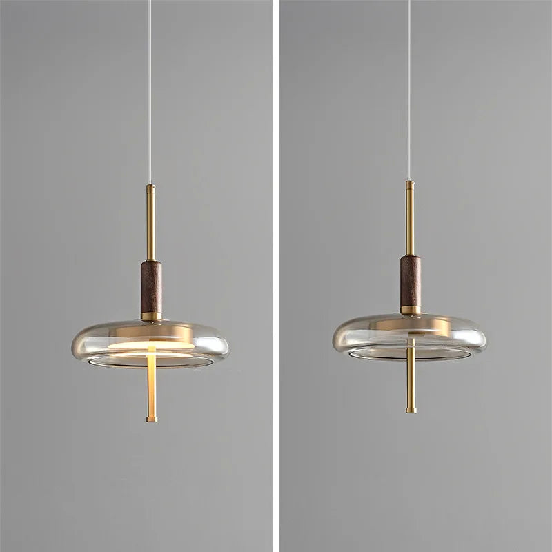 minimalistisk nordisk kobberlampe til stilrent interiør