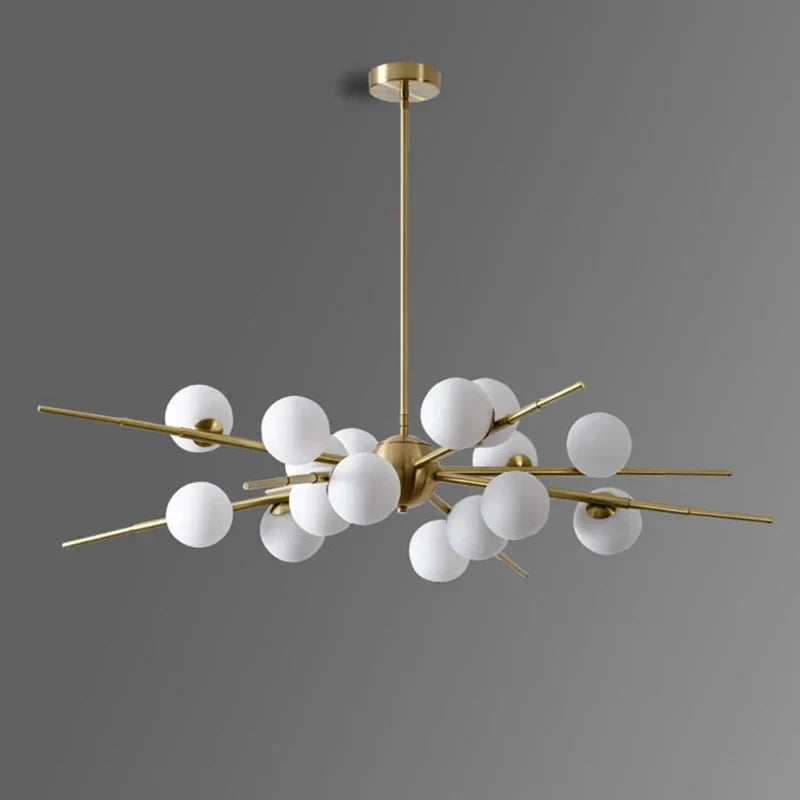 Elegant moderne krystallysekrone