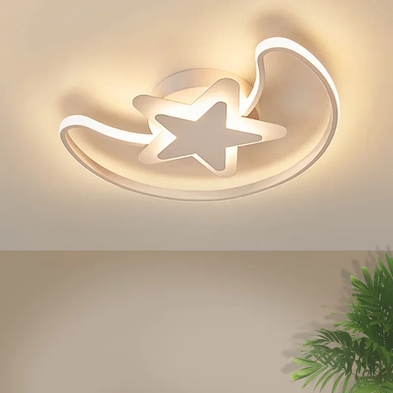 Elegant lysende astral designlysekrone