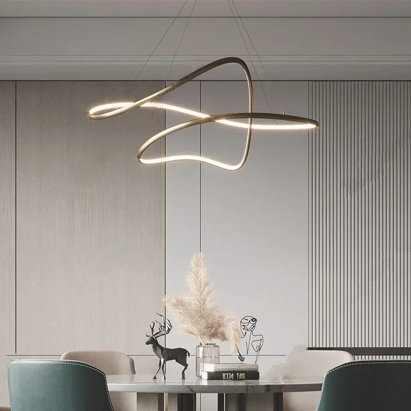 Moderne og elegant LED-lysekrone