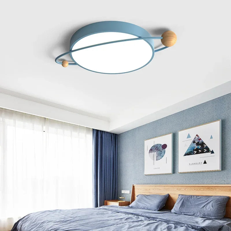 Moderne designerlampe, lys og moderne