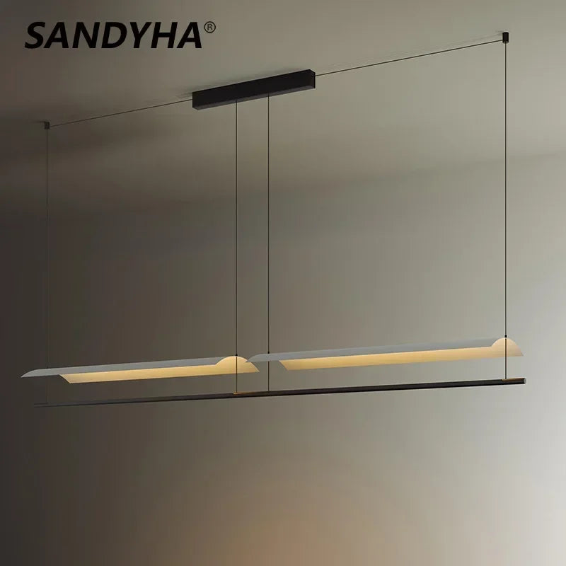 Strålende minimalistisk skandinavisk lysekrone