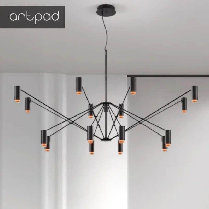Artpad - justerbar pendellampe, moderne design, ideel til indretning