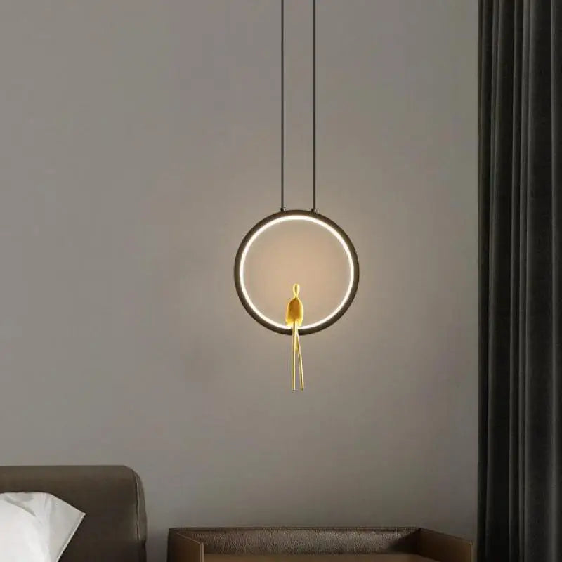 LED-ringlampe til moderne indendørs og udendørs dekoration
