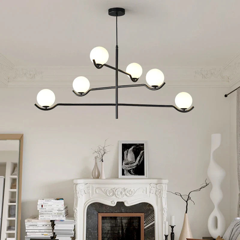 Moderne, enkel og elegant loftlampe