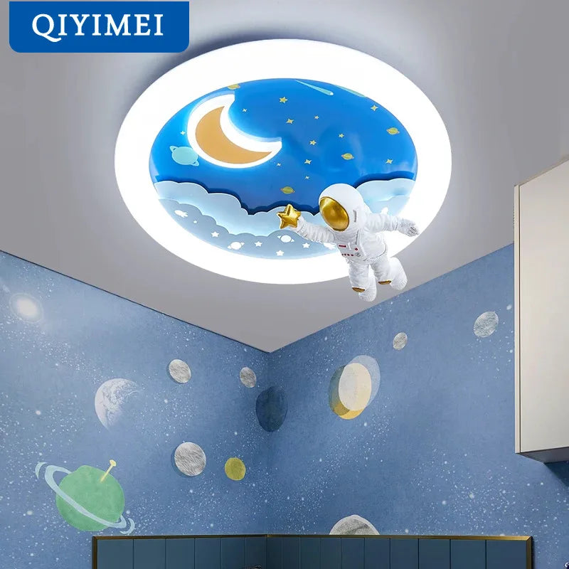 Lysekrone astronaut kosmos ophængt børn