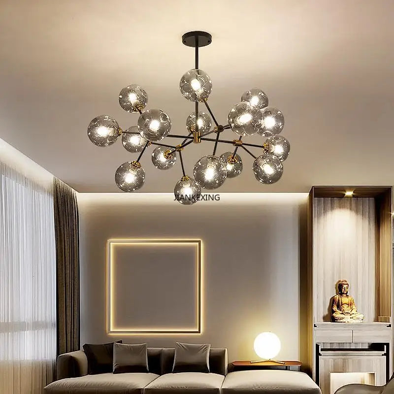 Moderne gennemsigtig LED-loftslampe