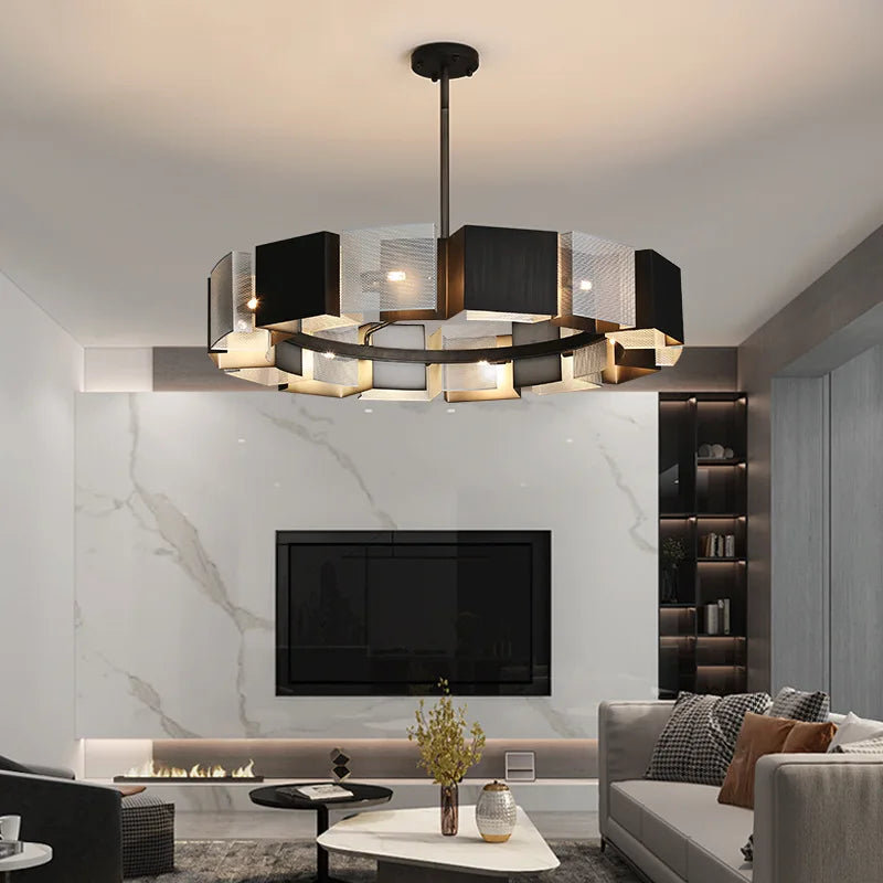 Elegant designerlampe med unikt lys