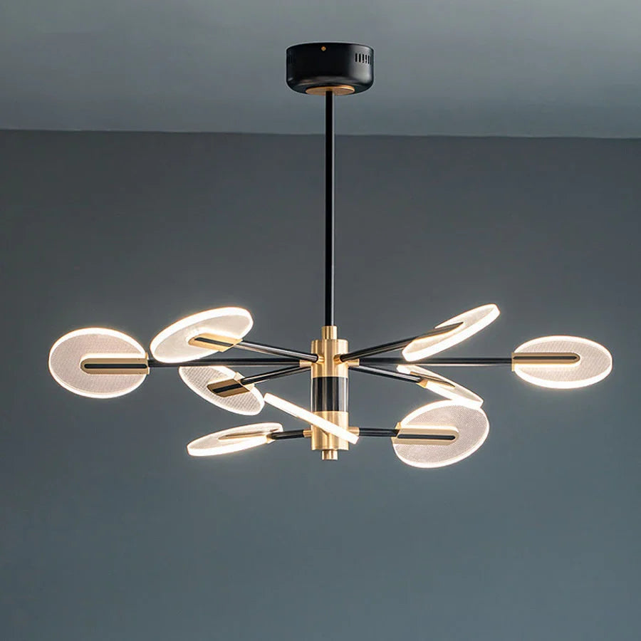 Kreativ nordisk LED-lysekrone til moderne boligindretning