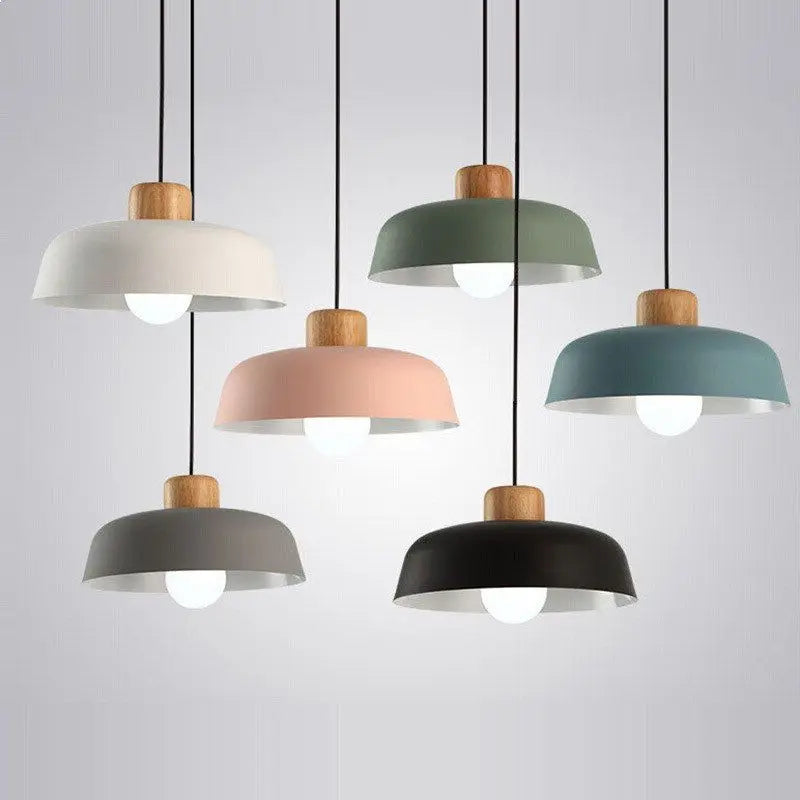 Nordisk stil aluminium macaron LED dekorativ lysekrone