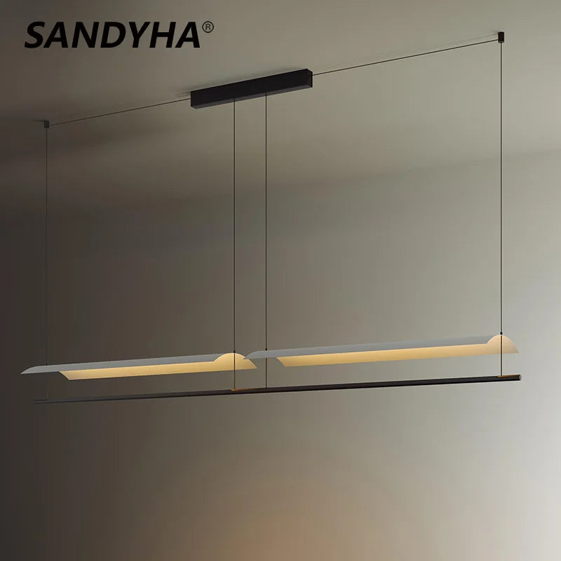 Minimalistisk design lysekrone til interiør og dekoration