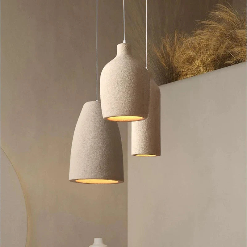 Håndlavet moderne wabi-sabi irregulær LED-loftlampe