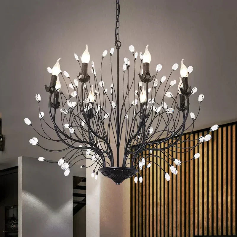LED-krystallysekrone til et elegant og moderne hjem