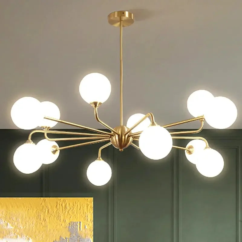 Elegant moderne nordisk LED-lysekrone