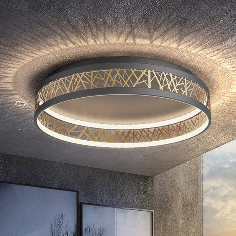 Moderne ringloftlampe