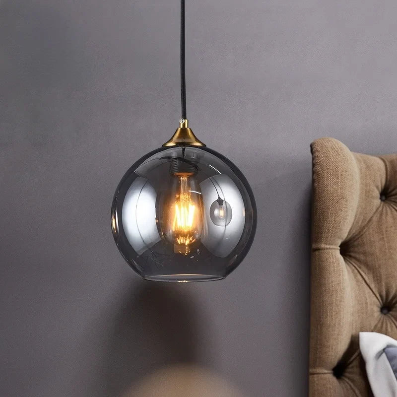 Nordisk designer glas lysekrone til indretning