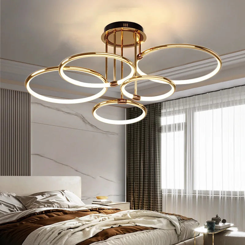 LED-silikone lysekrone til elegant og moderne indretning
