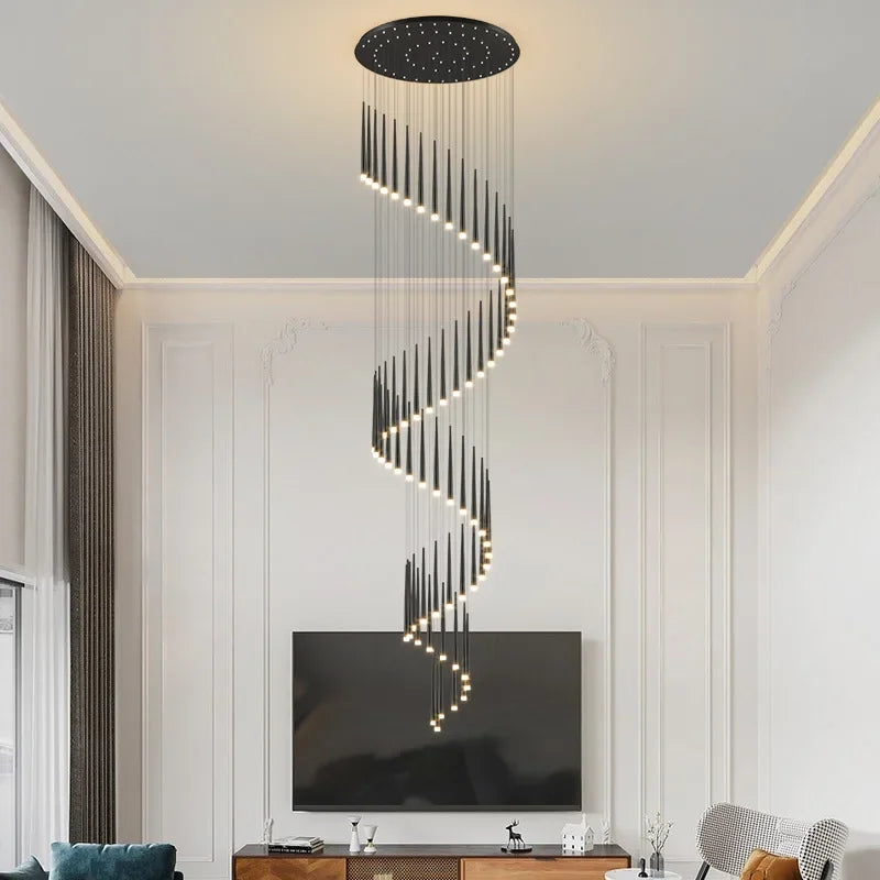 Moderne lysekrone i tidløst design.
