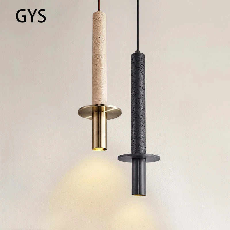 Moderne LED-pendellampe nordisk lysekrone lang enkelt linje