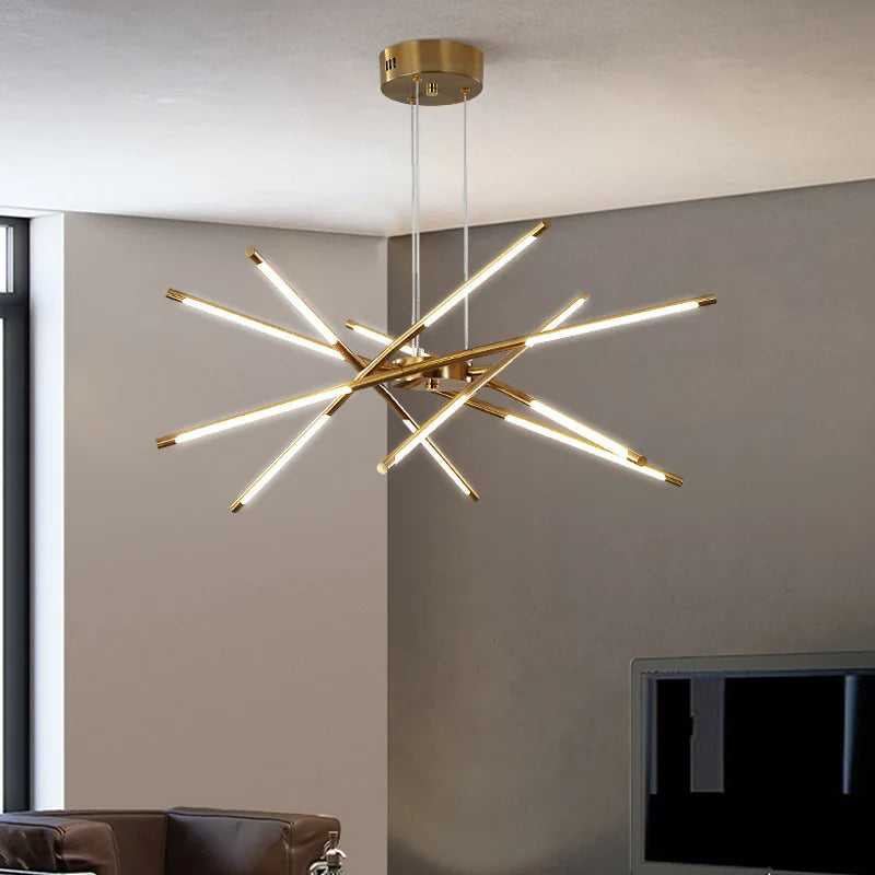 Original lys, moderne LED-lysekrone