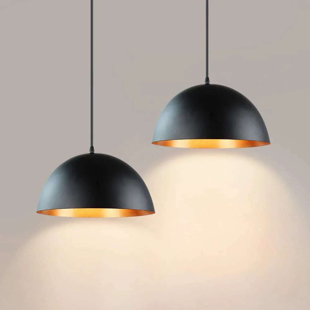 Vintage ophæng i industriel metaldesign
