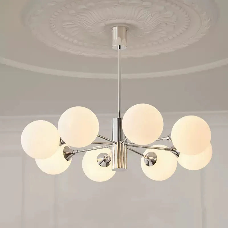 Elegant, moderne hvid LED-pendel