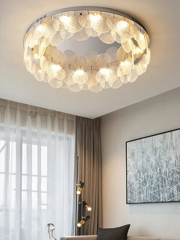 Moderne kromdesignlampe
