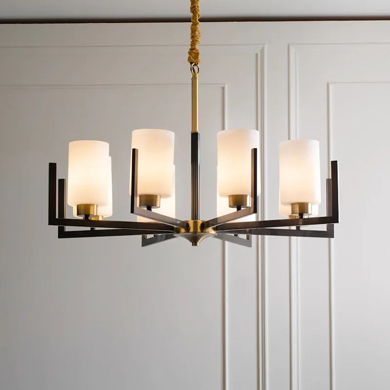 Retro kinesisk stil luksus design LED-pendellampe