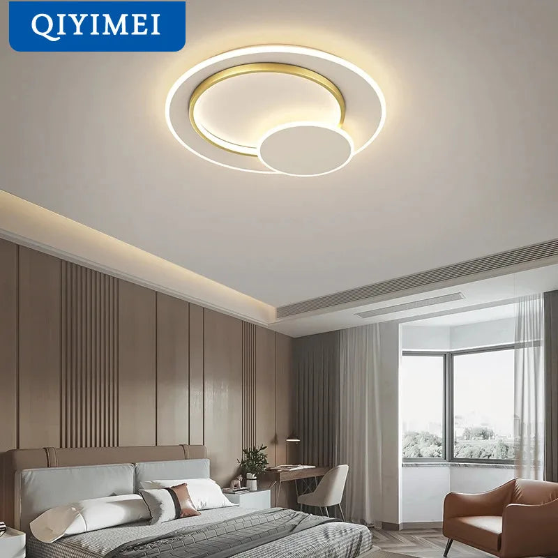 Elegant rundt designerloftarmatur i moderne stil
