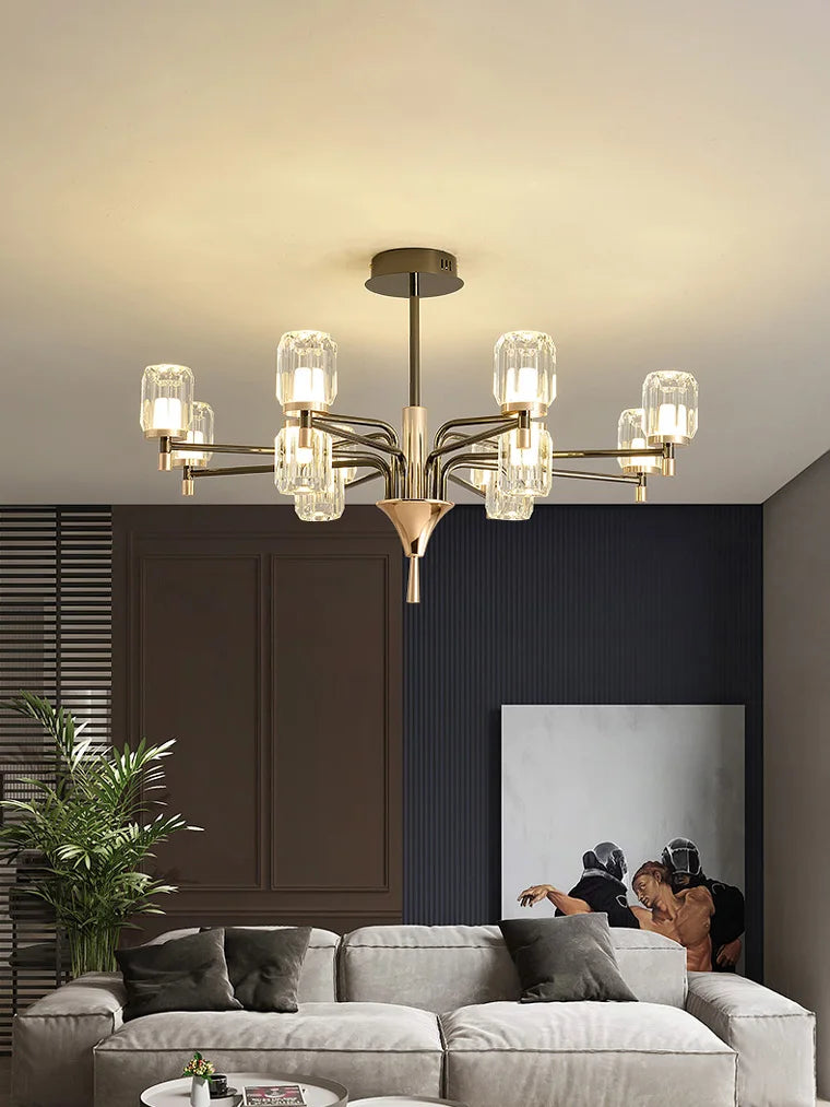 moderne lysekrone indendørsbelysning elegant design hængelampe