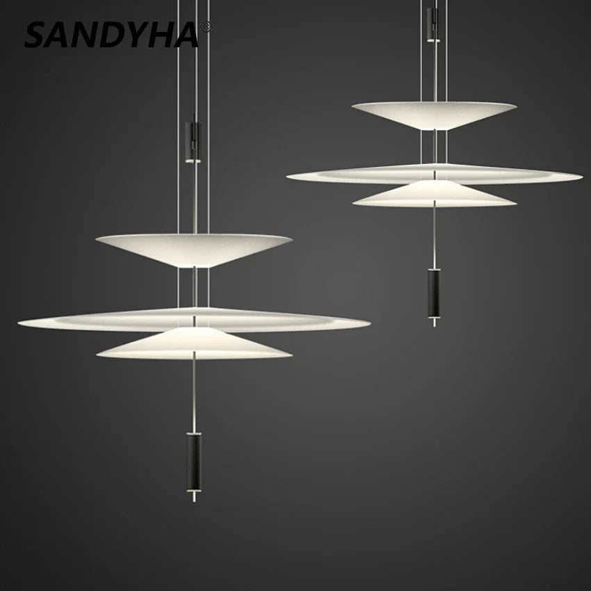 Sandyha lysekrone, futuristisk design
