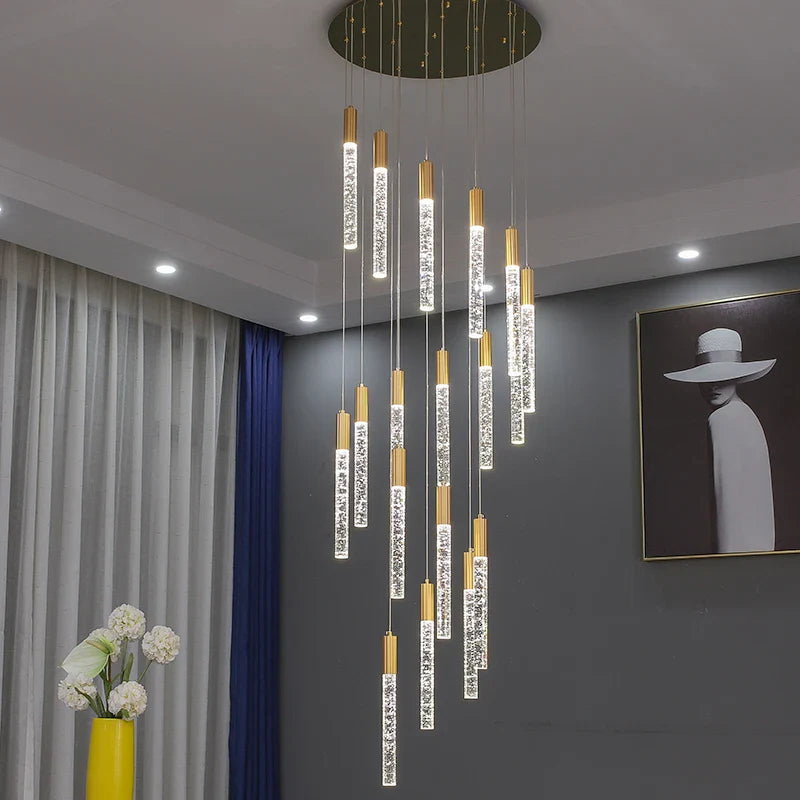 Moderne elegant krystallysekrone
