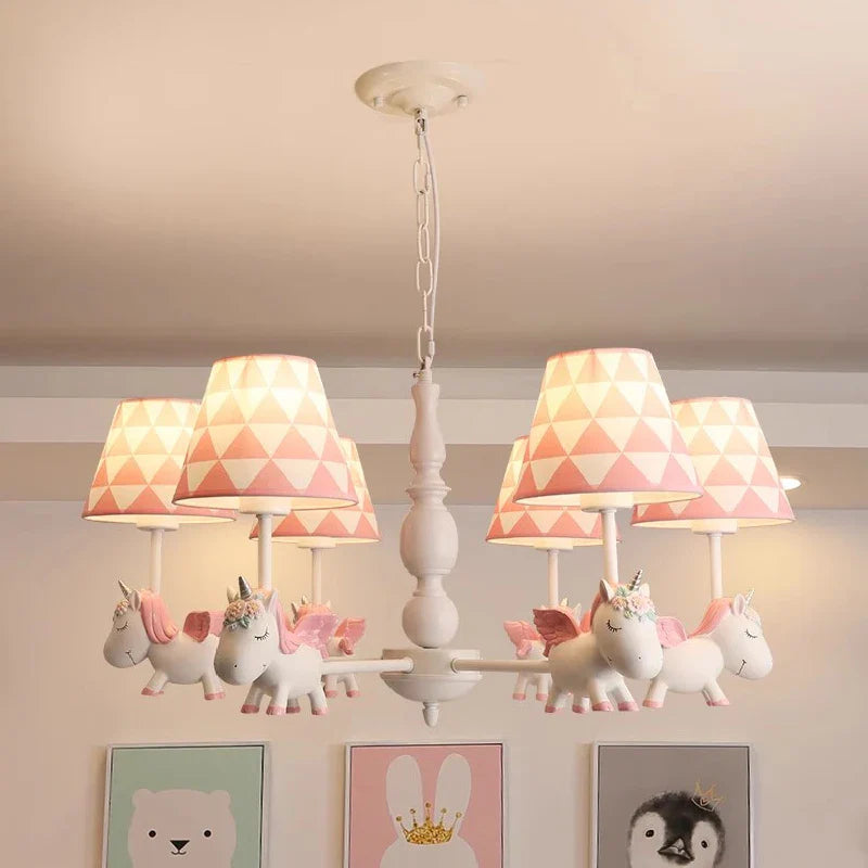 LED-loftlampe til børn, roterbar, romantisk og varm nordisk stil