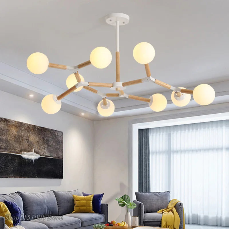 Elegant nordisk træpendel